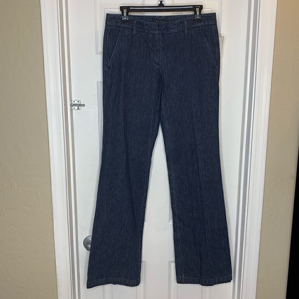 Theory Emmerson Tinted Indigo Color Jeans